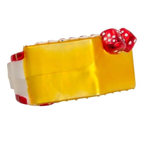 🎄Kurt Adler LAS VEGAS 4.65" Glass Christmas Tree Large Ornament City Scapes - Picture 5 of 8